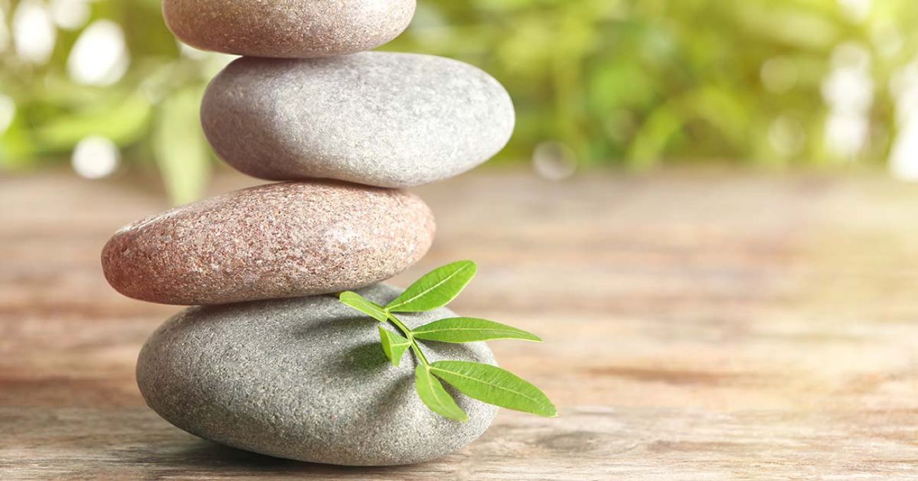 Steine in Balance, Ayurveda