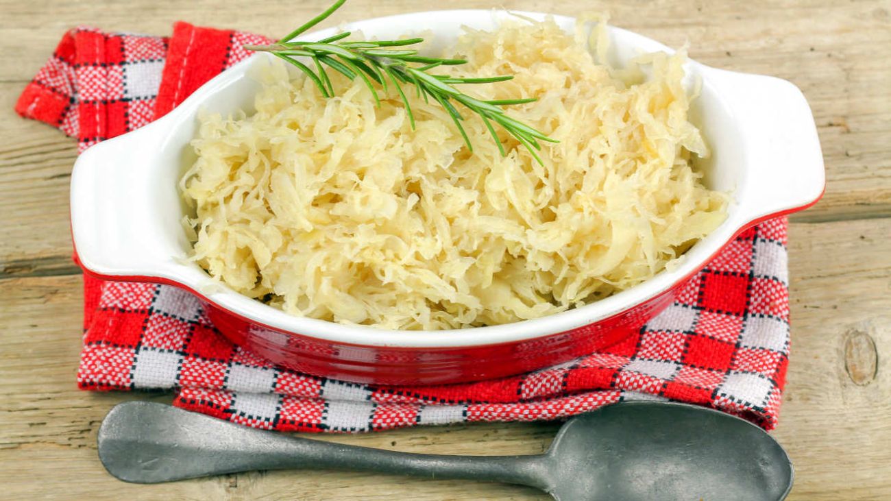 Darm und Immunsystem, Schüssel voll Sauerkraut