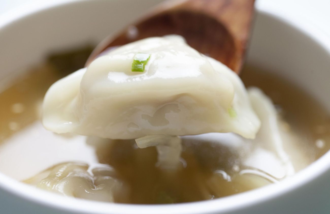 Rezept bei Speiseröhrenentzündung, Dumpling in Hühnerbrühe