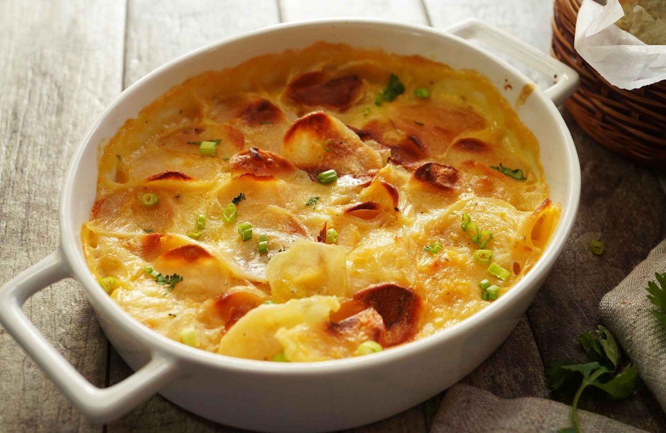 Rezept bei Speiseröhrenentzündung, Kartoffelgratin