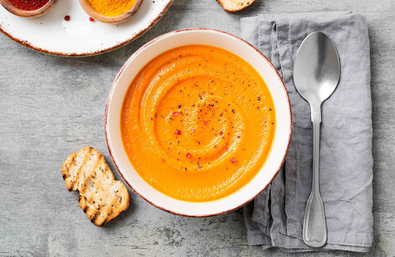 Rezepte gegen Übelkeit in der Schwangerschaft, Karotten-Ingwersuppe