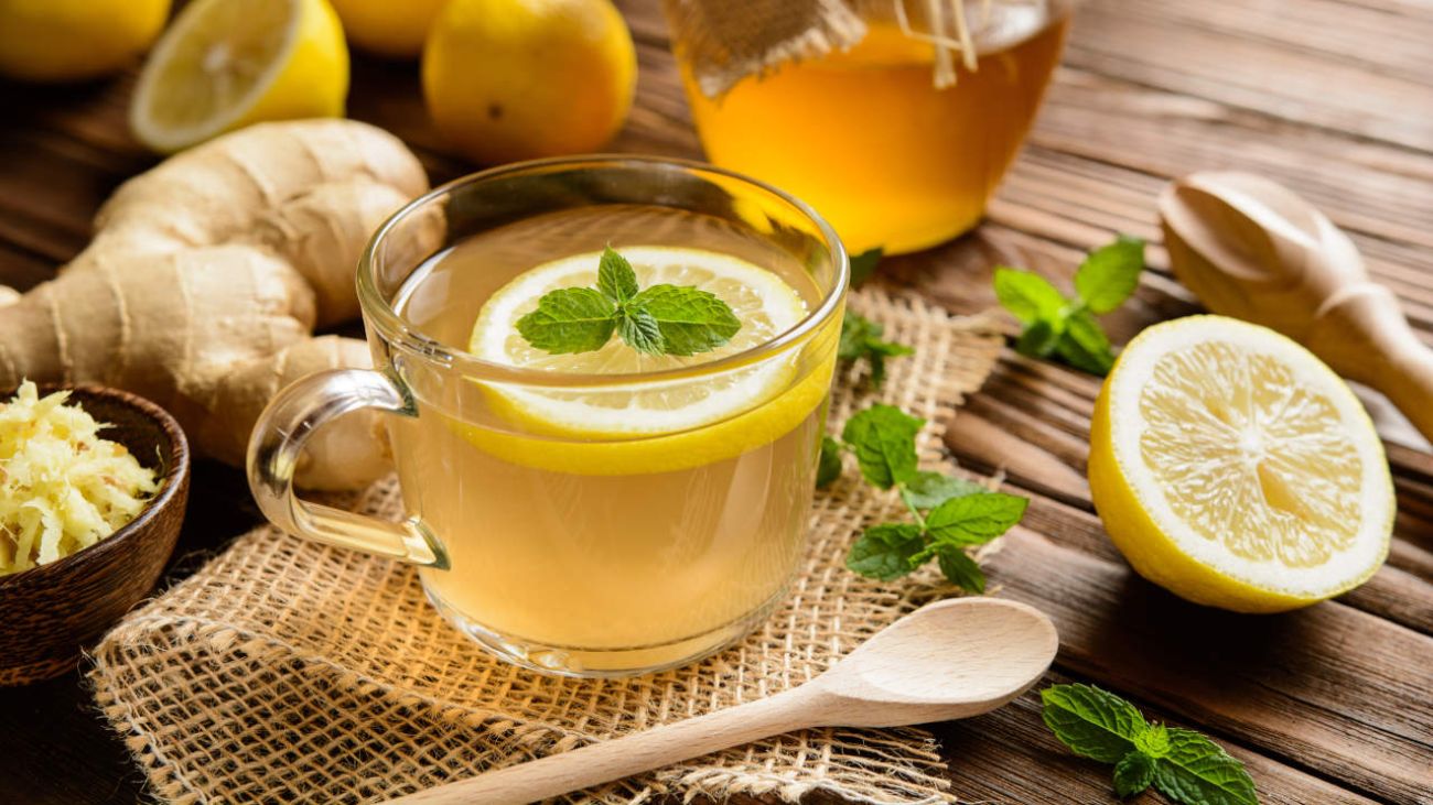 Zucker und Darmflora, eine Tasse Zitronentee