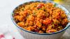 Abnehmen mit Bulgur, Bulgursalat in einer Schüssel